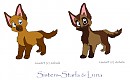 Starla and Luna as Puppers.^^