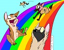 Sliding Down the Rainbow