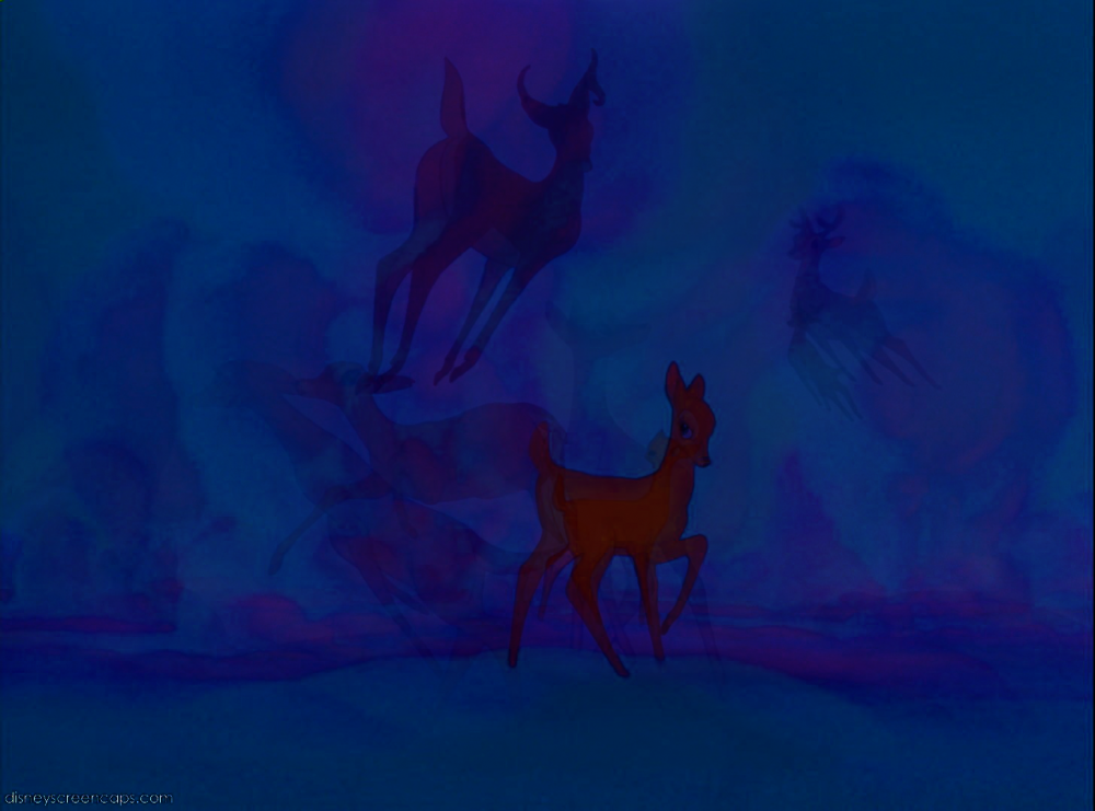 Bambi and Faline Frolicing #1