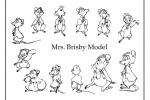 Les fiches des personnages