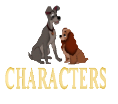 La Belle et le Clochard Personnages