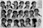 Concept art des personnages