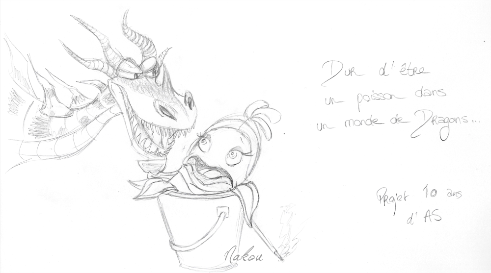 Dur d'�tre un poisson dans un monde de dragons..