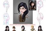Les arts concept des personnages