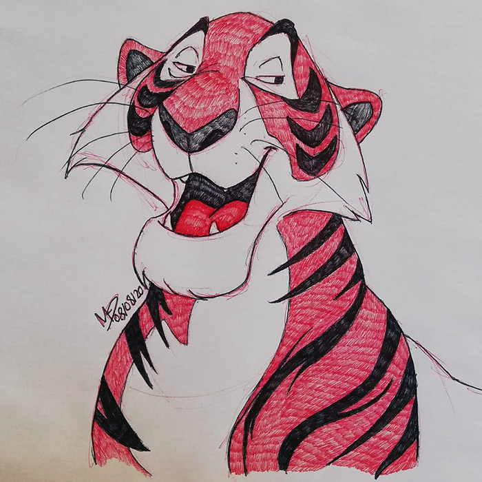 Sketch of Shere Khan