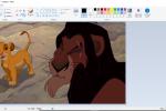 How to render using MS Paint