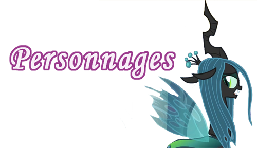 Mon Petit Poney Personnages