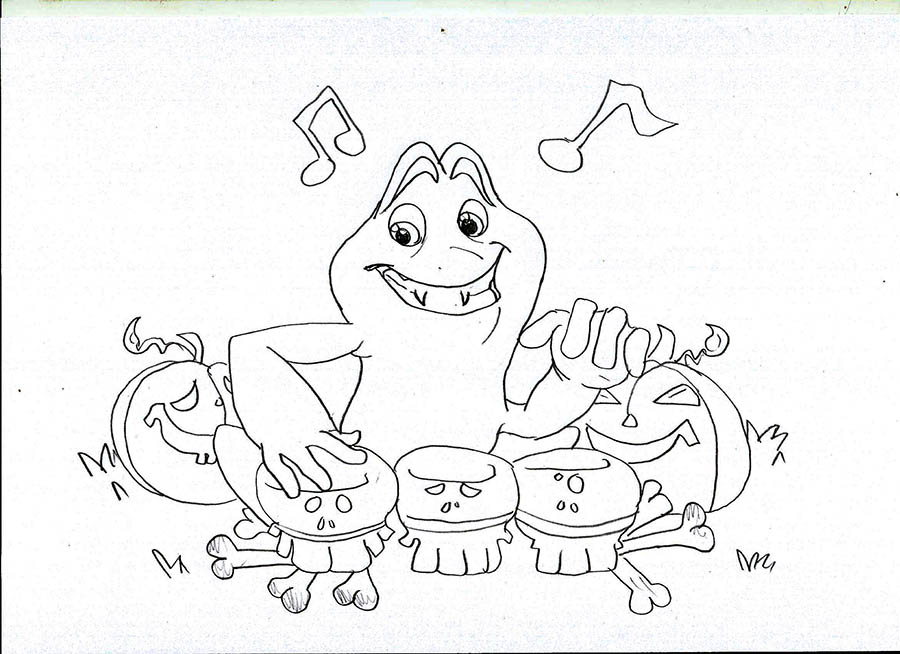 Pumpkins scream in the dead of night