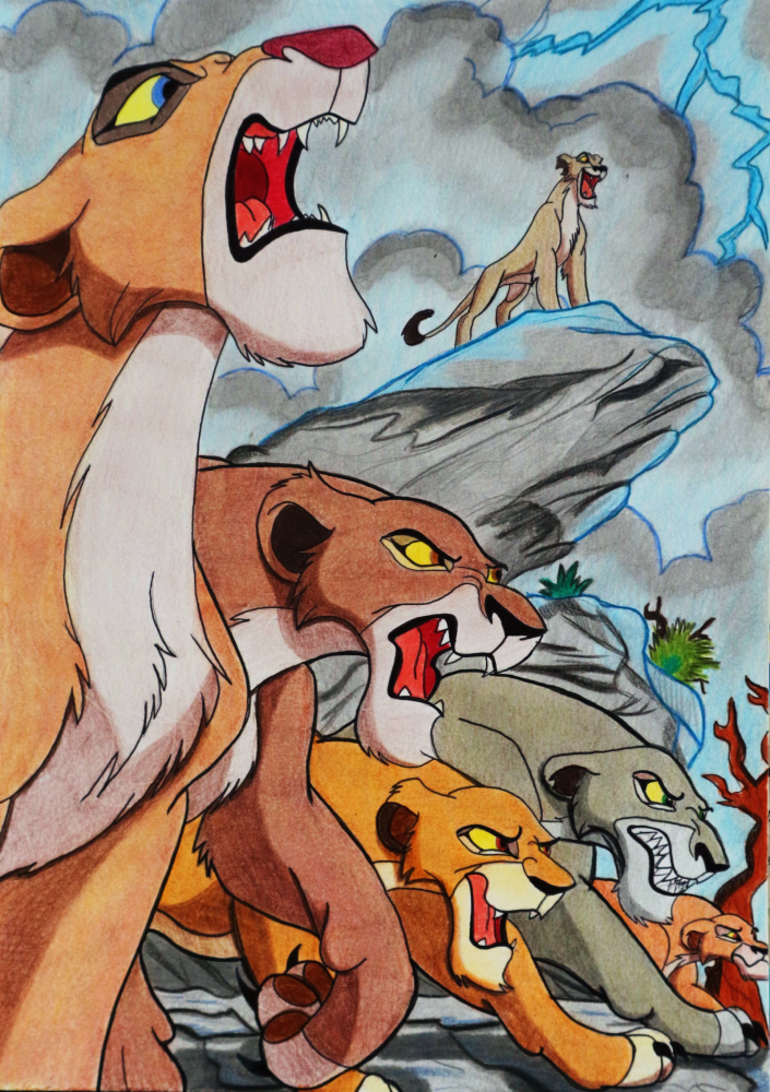 The Final Battle - The Lion King 2 (Zira's clan)