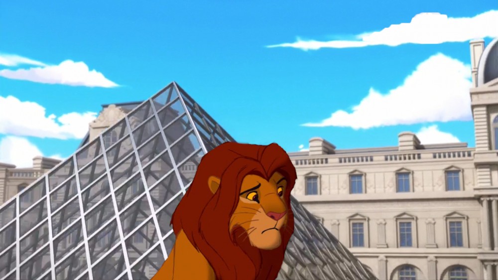 Simba au Louvre