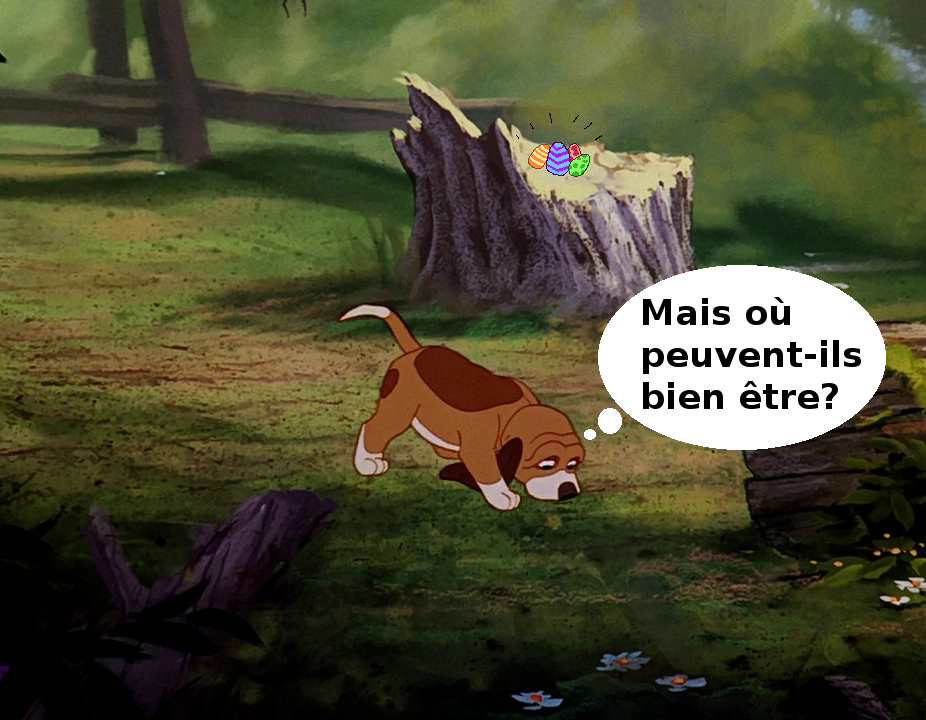La chasse aux oeufs