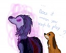 ...Does it mean you want to play .__. ?