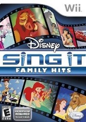 The box art for "Sing It: Family Hits"
