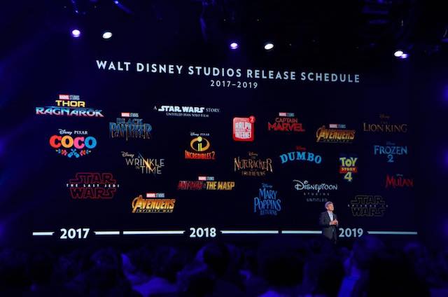 Walt Disney Studios Release Schedule: 2017-2019