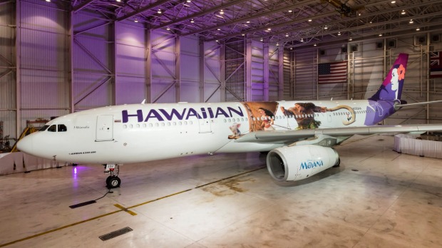 Hawaiian Airlines' Moana-themed Airbus A330