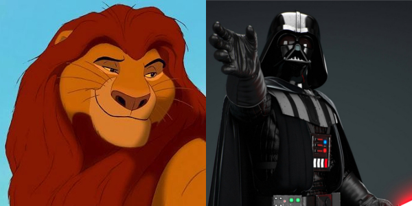 Mufasa and Darth Vader