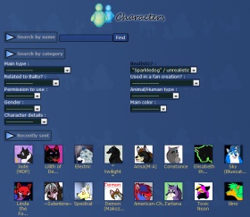Characters Categories