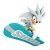 cool silver hedgehog