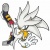 cool silver hedgehog