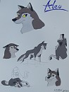 fanart aleu d'apres balto 2  wolf quest 