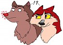kirby the red Nosed dog and Jessica