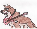 Balto playing guitar (If Balto was Corey)