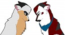 Celeste and White