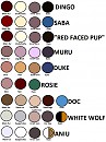 Colour chart - other characters
