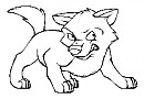 Free Pup Lineart
