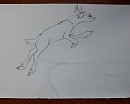 Bambi � la plage [croquis]