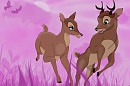 Pour la Saint Valentin, F�line et Bambi batifolent