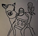 Bambee and teh butahflie (LOL)