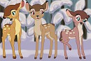 Three fawns