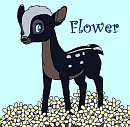 Flower as a deer