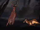 Adelle and the unknown mule deer/white-tailed deer
