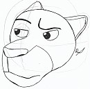 Encore un dessin de Bagheera