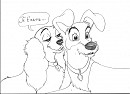 Dessin � th�me saint valentin
