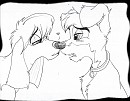 Scamp et Puka en couple