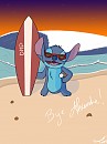 Stitch � la plage