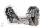 Scar et Simba (pour le concour de Makucha)