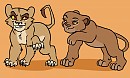 Sarabi and Zira