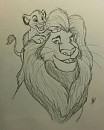 Mufasa et Simba