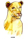 Portrait � la peinture