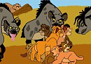Cubs In Trouble Colored