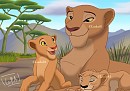 Sarafina and her cubs