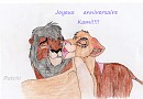 Un dessin pour te dire joyeux anniversaire.