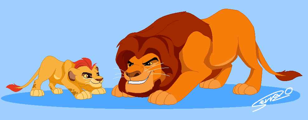 Kion and Mufasa