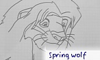 Spring wolf