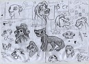 doodles+mini comic? idk