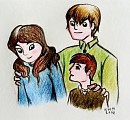 Humanized Lion Family